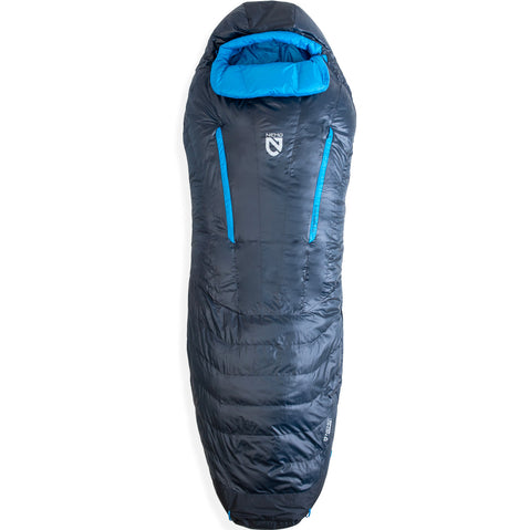 Nemo Equipment Men's Riff 30-Degree Endless Promise Down Sleeping Bag in Stormy Night closed