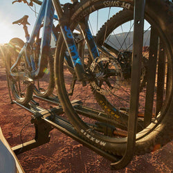 Kuat Piston Pro X 2 Bike Hitch Rack in Galaxy Gray closeup