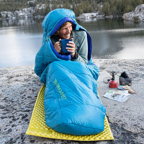 Therm-a-Rest Space Cowboy 45 Degree Synthetic Sleeping Bag lifestyle