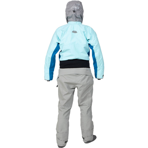 Kokatat Women's Odyssey GORE-TEX Pro Dry Suit in Ice back