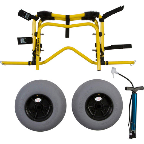 Suspenz Deluxe Mid-V Balloon Sand Kayak Cart detail