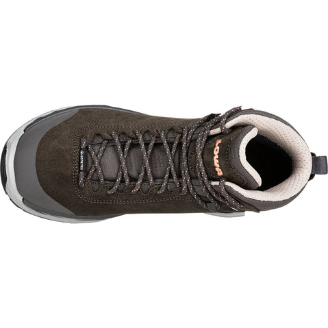 Lowa Women's Malta GTX Mid Hiking Boots in Anthracite top