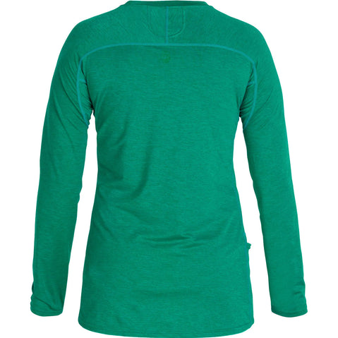 NRS Women's Silkweight Kosi Shirt in Jade back