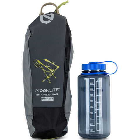 Nemo Moonlite Reclining Camp Chair in Black Pearl packed