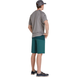 NRS Men's Benny Board Shorts in Mediterranea model back