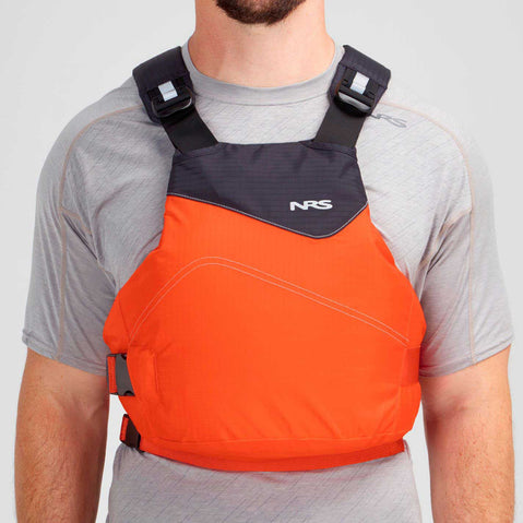 NRS Vapor Lifejacket Flare model front view