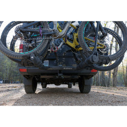 Kuat Transfer V2 2-Bike Hitch Rack in Black attach with car