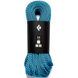 Black Diamond 9.6 Bi-Pattern Climbing Rope in Blue top