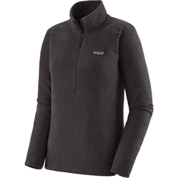 Patagonia Women's R1 Air Zip Neck Shirt in Black angle