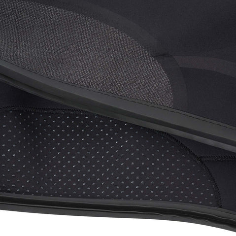 Level Six Ace Rubber Rand Whitewater Kayak Spray Skirt in Black material