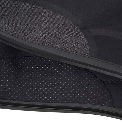 Level Six Ace Rubber Rand Whitewater Kayak Spray Skirt in Black material