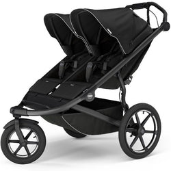 Thule Urban Glide 3 Double Stroller in Black angle