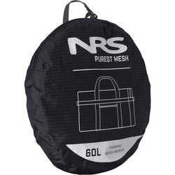 NRS Purest Mesh Duffel Bag in Black in 60L storage bag