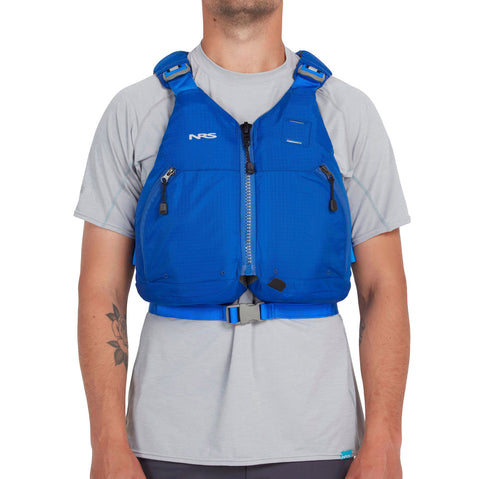 NRS Lucid Lifejacket (PFD) in Blue model front