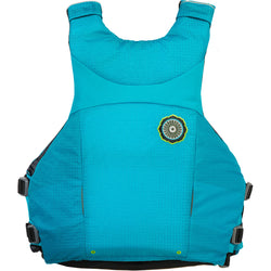 Astral Women's Layla Lifejacket (PFD) in Aqua Blue back