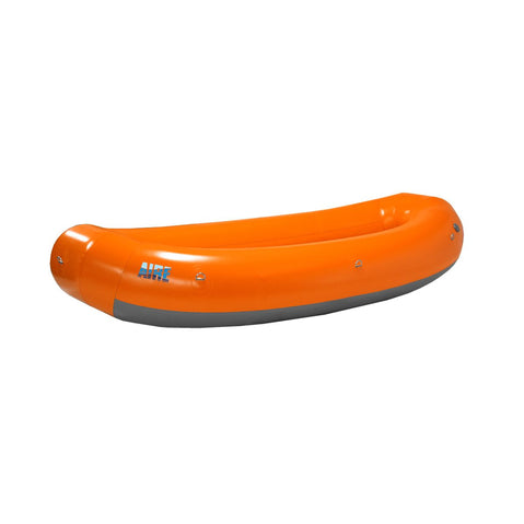 AIRE Cub Self Bailing Raft in Orange angle