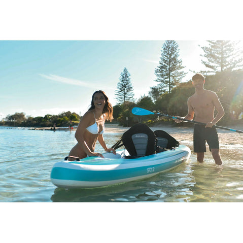 Spinera Inflatables SUP-Kayak 10 Inflatable Kayak/Stand-Up Paddle Board  couple launching kayak