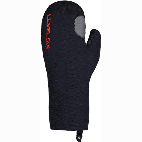 Level Six Neutron 2 mm Neoprene Paddling Mitts in Black back