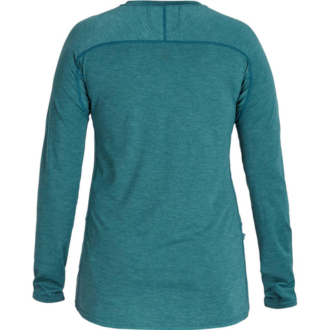 NRS Women's Silkweight Kosi Shirt in Mediterranea back