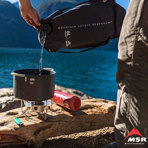 MSR Dromedary Water Storage Bag lifestyle