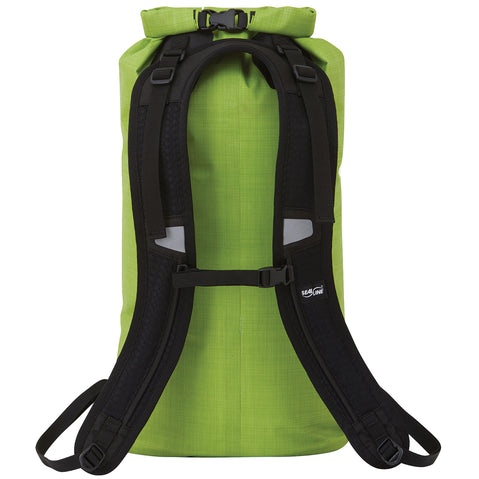 Seal Line Skylake Dry Daypack in Heathered Green back
