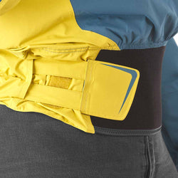 Level Six Women's Nova Dry Top in Crater Blue waist closure