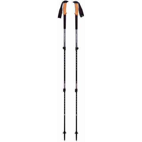 Black Diamond Trail Cork Trekking Poles in Granite full
