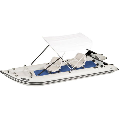 Sea Eagle PaddleSki 437ps Inflatable Kayak Solo Start Up Package canopy attachment system