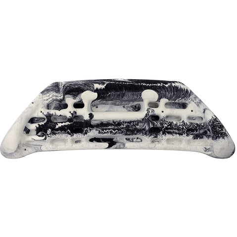 Metolius Climbing Contact Training Hold in Black/White Swirl front