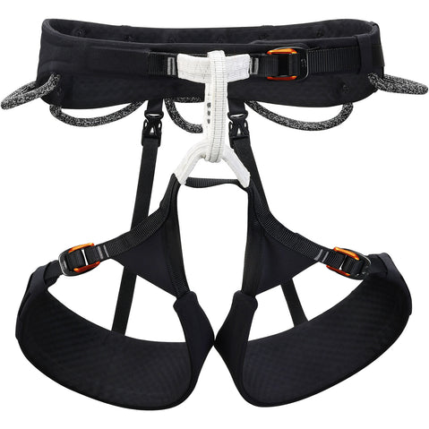 Petzl Aquila Rock Climbing Harness in Black front