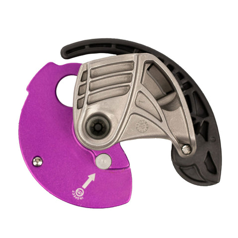 Trango Vergo Belay Device in Purple back