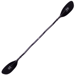 Werner Cyprus Carbon Bent Shaft Kayak Paddle in Carbon angle