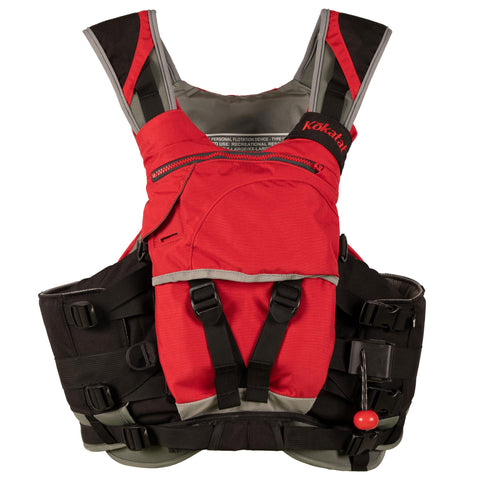 Maximus Centurion Rescue Lifejacket (PFD) in red at an angle