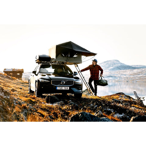Thule Tepui Explorer Foothill 2 Roof Top Tent in Agave Green lifestyle