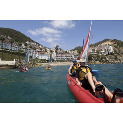 Hobie Mirage Kayak Sail Kit paddled tandem