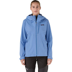 Patagonia Women's Granite Crest Rain Jacket in Abundant Blue model front
