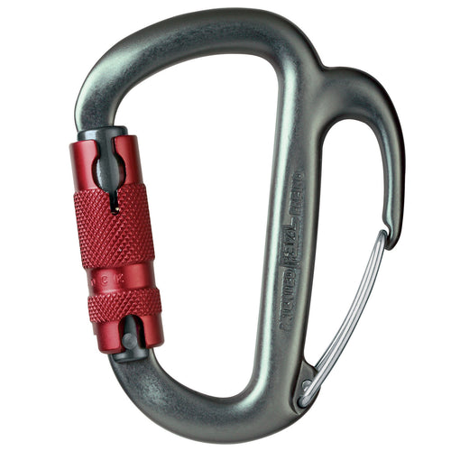 Petzl Freino Twist Lock Carabiner with Friction Spur close
