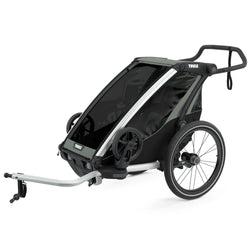 Thule Chariot Lite 1 Multisport Trailer/Stroller in Agave angle