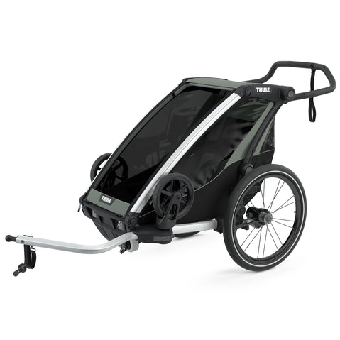 Thule Chariot Lite 1 Multisport Trailer/Stroller in Agave angle