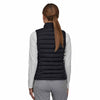 Patagonia Women's Down Sweater Vest in Black model back view