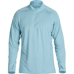 NRS Men's Silkweight Baja Sun Shirt in Sea Angel front