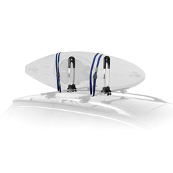 Thule Stacker Kayak Roof Rack with loaded angle