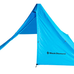 Black Diamond Mega Light 4-Person Camping Tent in Distance Blue open