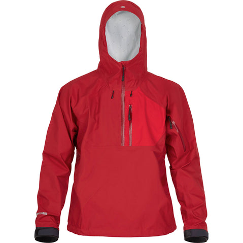 NRS Men's High Tide Paddling Jacket in Red front