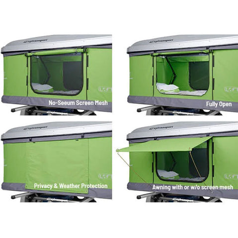 Sylvan Sport TrailLoft Micro Camper windows