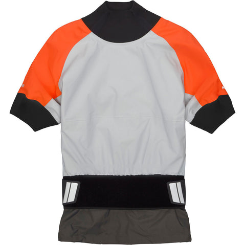 NRS Men's Stratos Shorty Semi-Dry Paddling Jacket in Quarry front