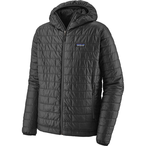 Patagonia Men's Nano Puff Hoody in Forge Grey