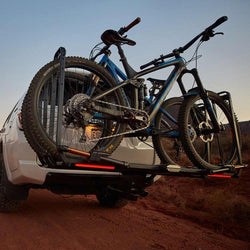 Kuat Piston Pro X 2 Bike Hitch Rack in Galaxy Gray lifestyle