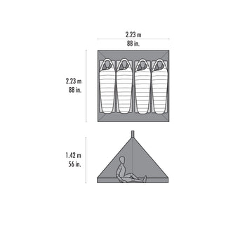 MSR Front Range Bug/Floor Insert diagram