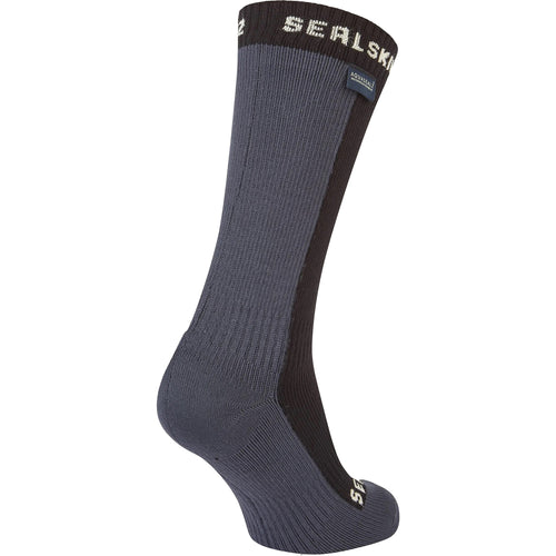 SealSkinz Starston Waterproof Cold Weather Mid Length Sock in Black back